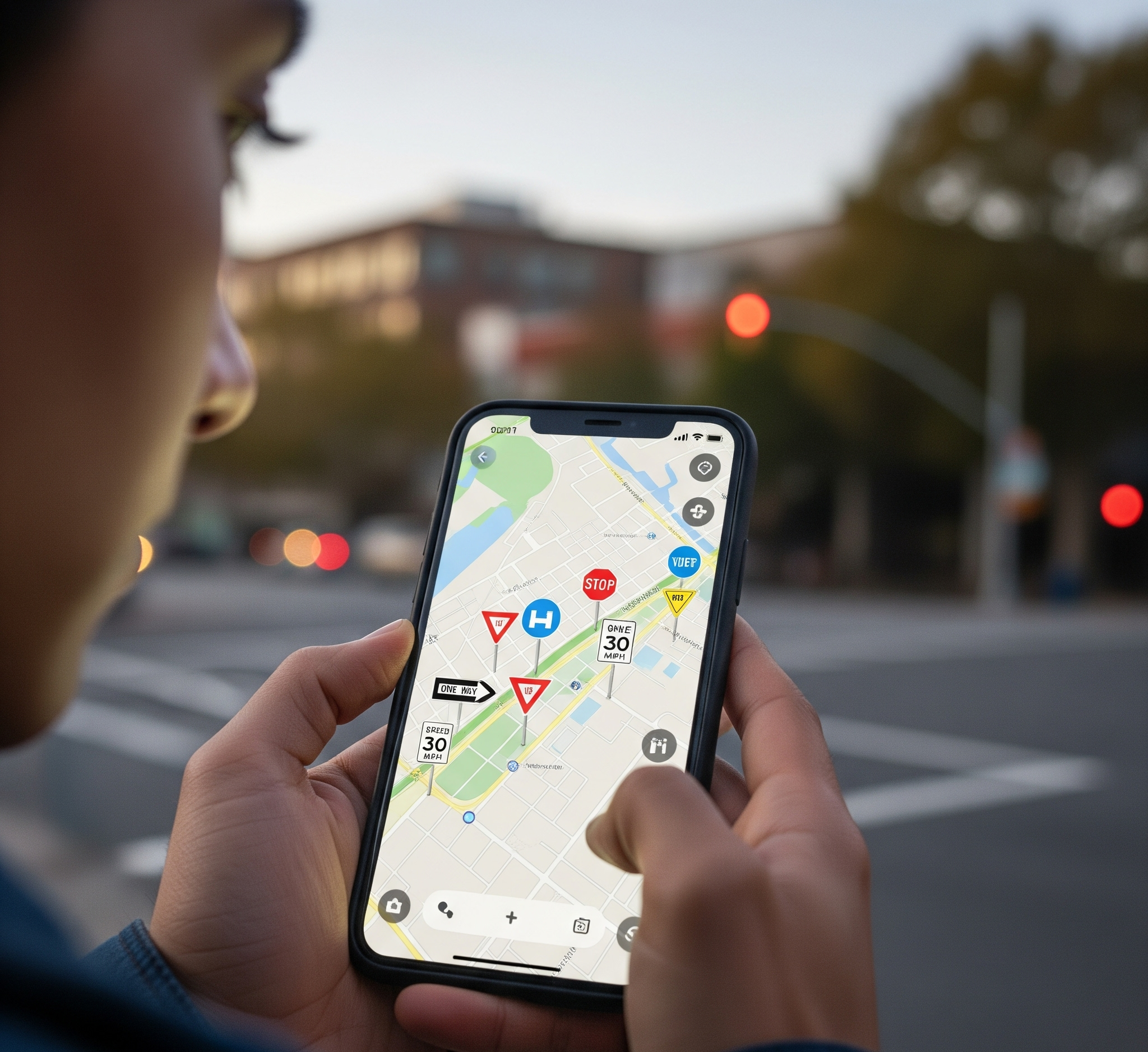 Street Sign Trackers - Mobile App zur GPS-basierten Straßenschild-Erfassung mit Google Maps